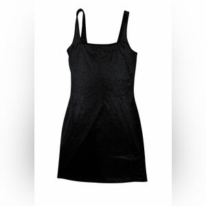 Urban Outfitters Black Velvet Slip Dress